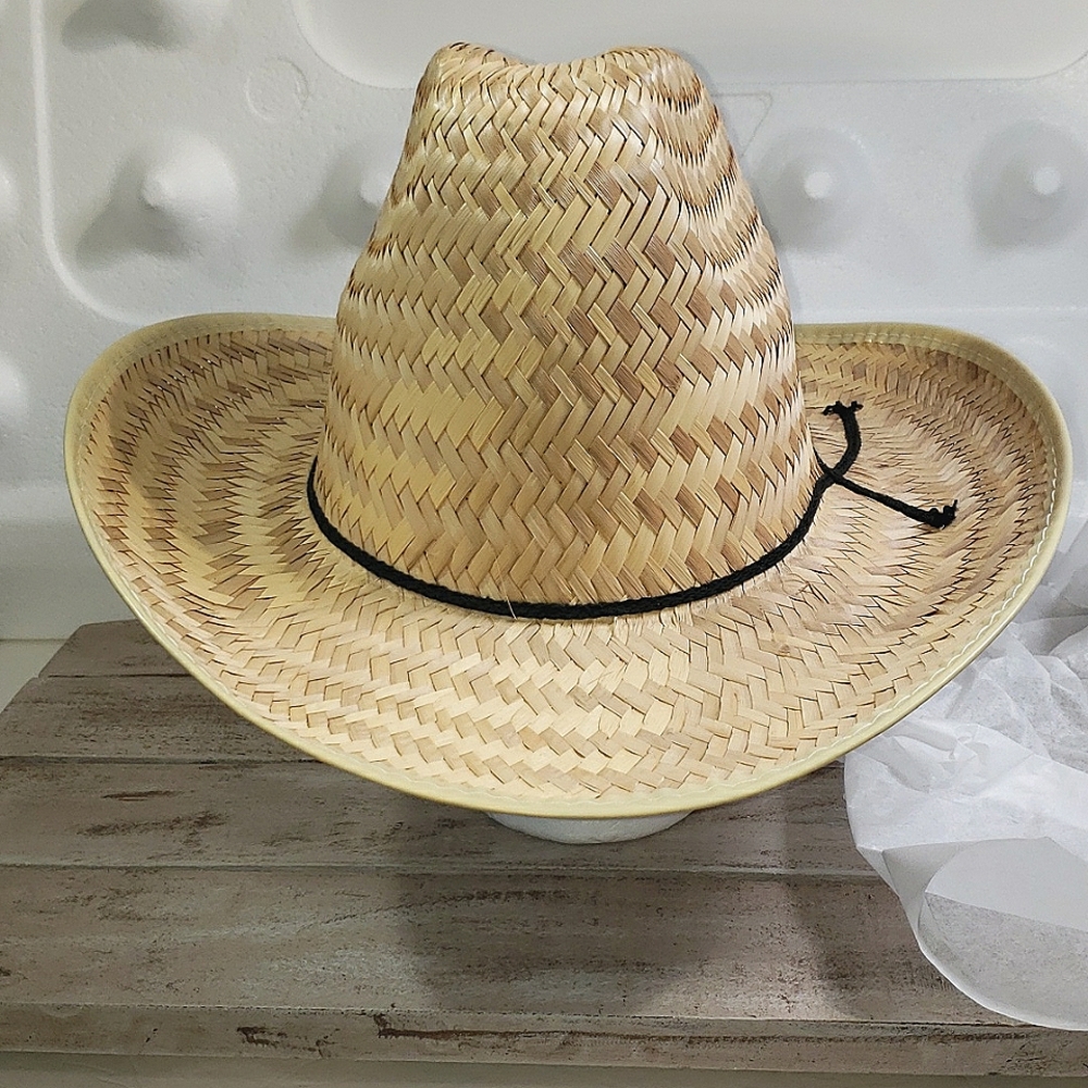 COPY - Straw Cowboy Hat Size Lg